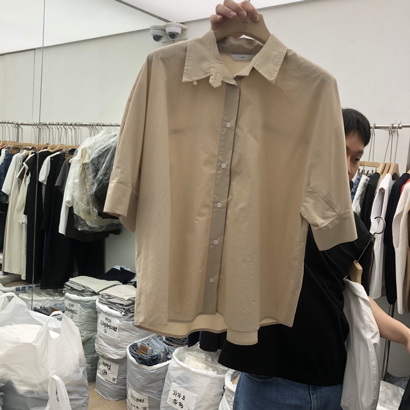 MOI-A韓國直郵實拍女裝新品26夏季熱賣休閑26春夏襯衫蕾絲衫MOI-A襯衫/蕾絲衫圖色2