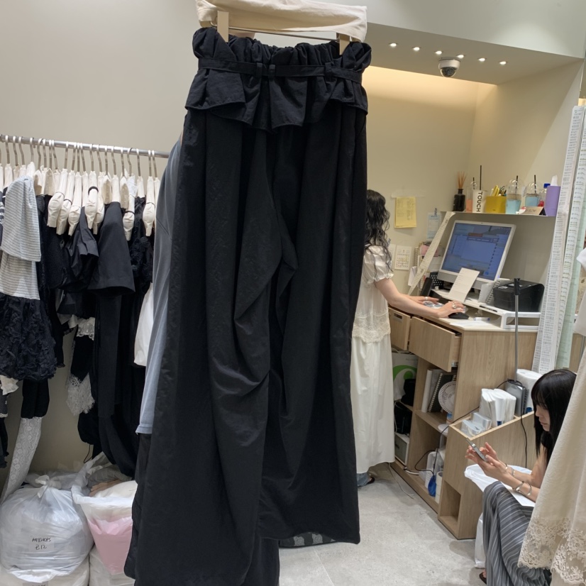 BY FLOW韓國直郵女士新品26夏季推薦職業人氣休閑褲腰帶BY FLOW休閑褲