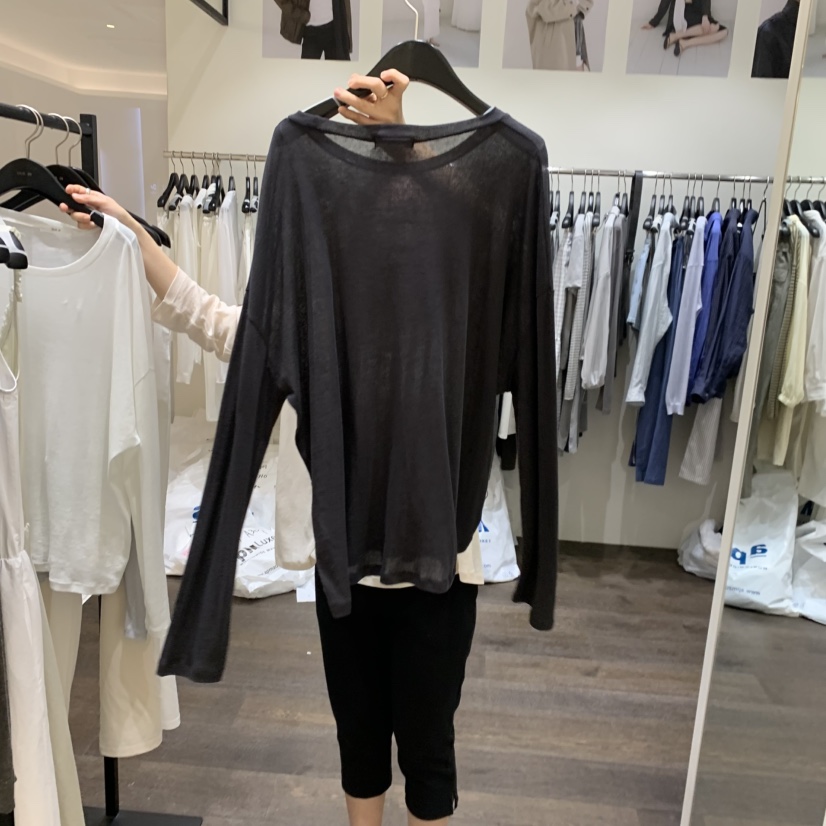 OURIN/THIS IS韓國東大門代購女士新品26夏季26春夏長袖T恤OURIN/THIS IS長袖T恤