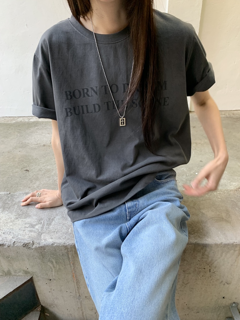 B_GARDER韓國代購女裝新款休閑推薦26春夏26夏季人氣職業T恤B.GARDERT恤圖色4