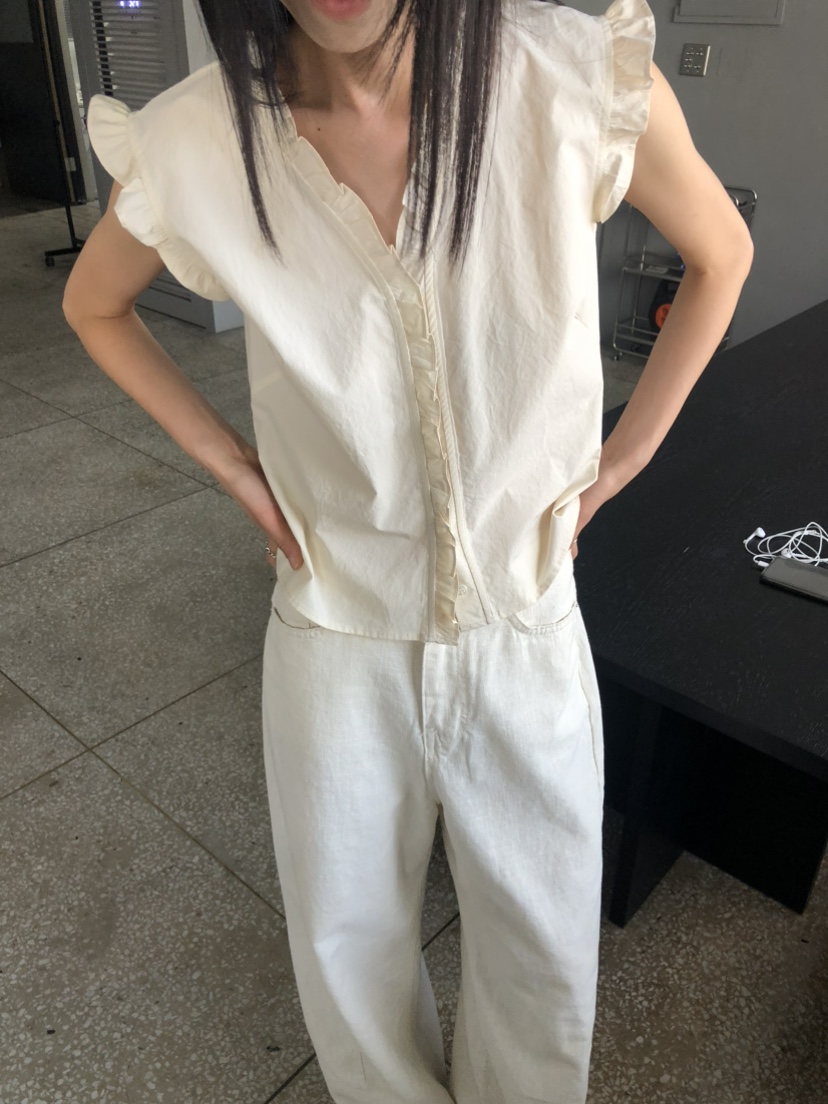 MOVENNE韓國東大門代購女裝新款時尚推薦26春夏休閑褲水洗亞麻MOVENNE休閑褲