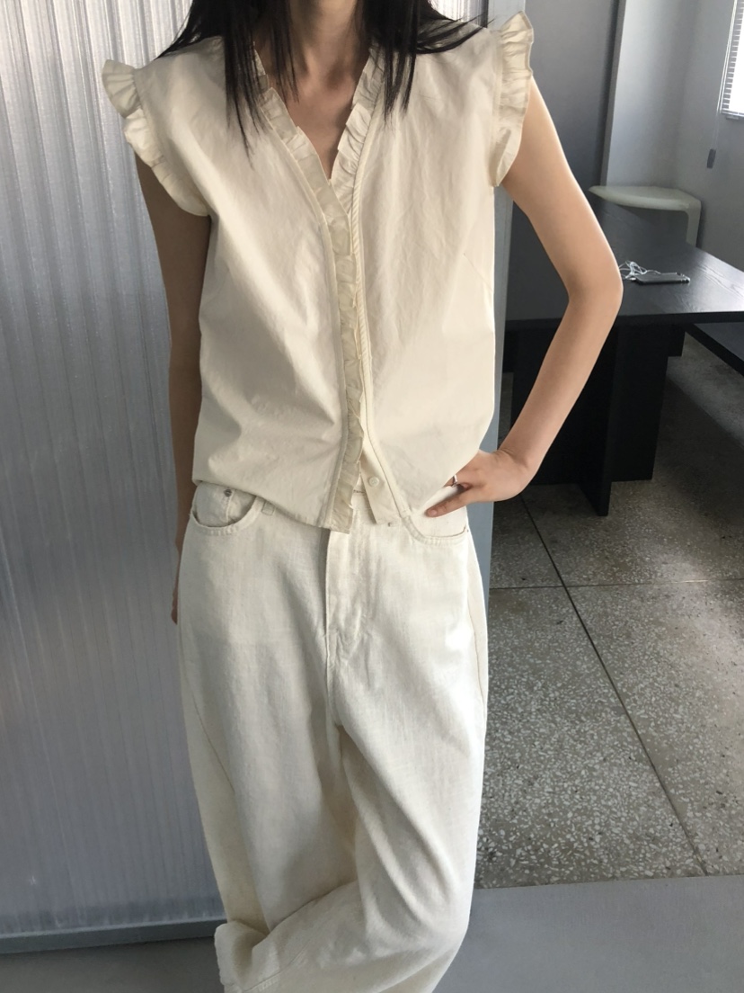 MOVENNE韓國東大門代購女裝新款時尚推薦26春夏休閑褲水洗亞麻MOVENNE休閑褲