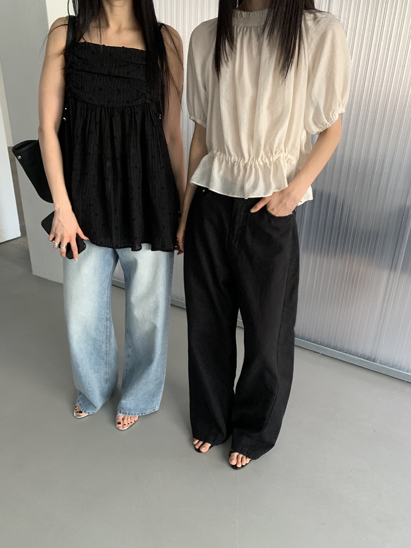 MOVENNE韓國東大門代購女裝新款時尚推薦26春夏休閑褲水洗亞麻MOVENNE休閑褲