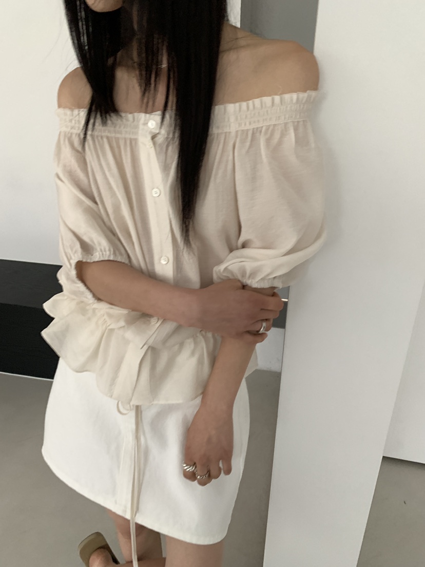 MOVENNE韓國直郵實拍女士新品推薦26春夏人氣職業襯衫蕾絲衫MOVENNE襯衫/蕾絲衫