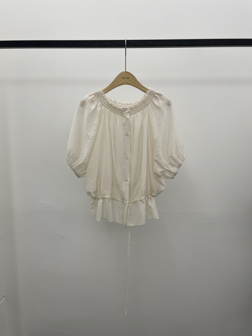 MOVENNE韓國直郵實拍女士新品推薦26春夏人氣職業襯衫蕾絲衫MOVENNE襯衫/蕾絲衫圖色2