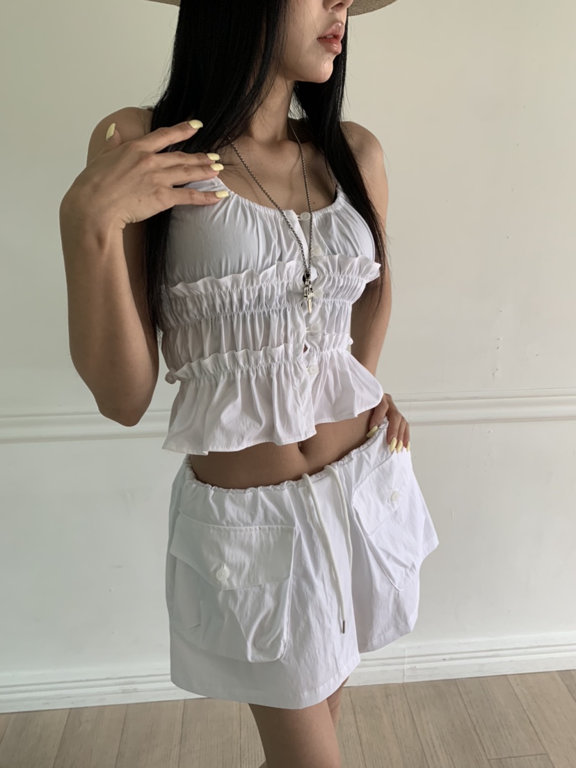 BADCALM韓國直郵實拍女裝新品26夏季熱賣時尚26春夏職業裙褲BADCALM裙褲