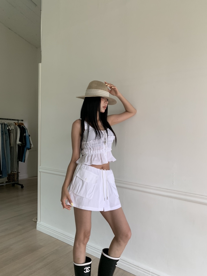 BADCALM韓國直郵實拍女裝新品26夏季熱賣時尚26春夏職業裙褲BADCALM裙褲