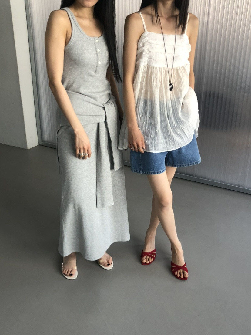 MOVENNE韓國東大門代購女士新品職業時尚熱賣26春夏吊帶背心MOVENNE吊帶/背心