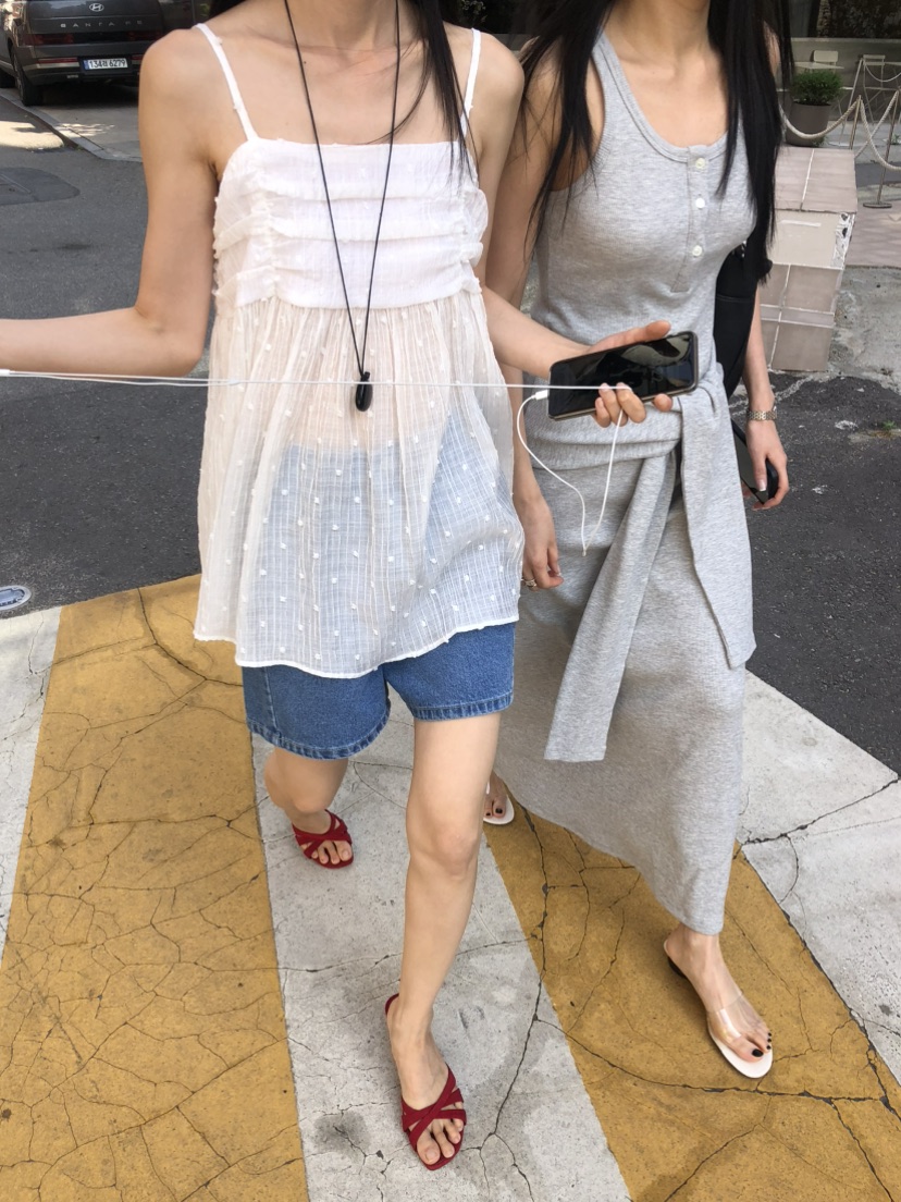 MOVENNE韓國東大門代購女士新品職業時尚熱賣26春夏吊帶背心MOVENNE吊帶/背心