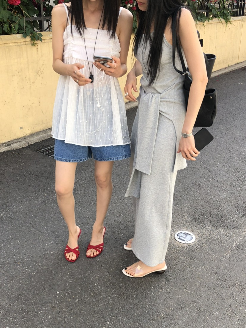 MOVENNE韓國東大門代購女士新品職業時尚熱賣26春夏吊帶背心MOVENNE吊帶/背心