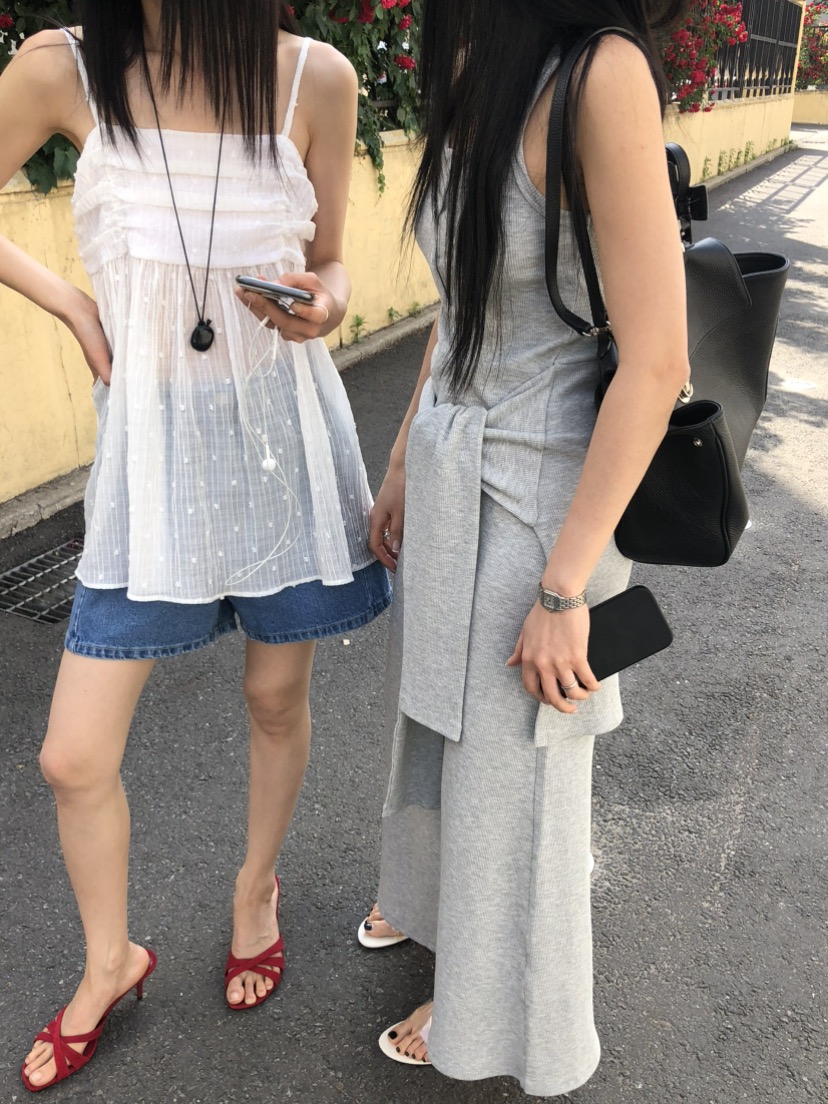 MOVENNE韓國東大門代購女士新品職業時尚熱賣26春夏吊帶背心MOVENNE吊帶/背心