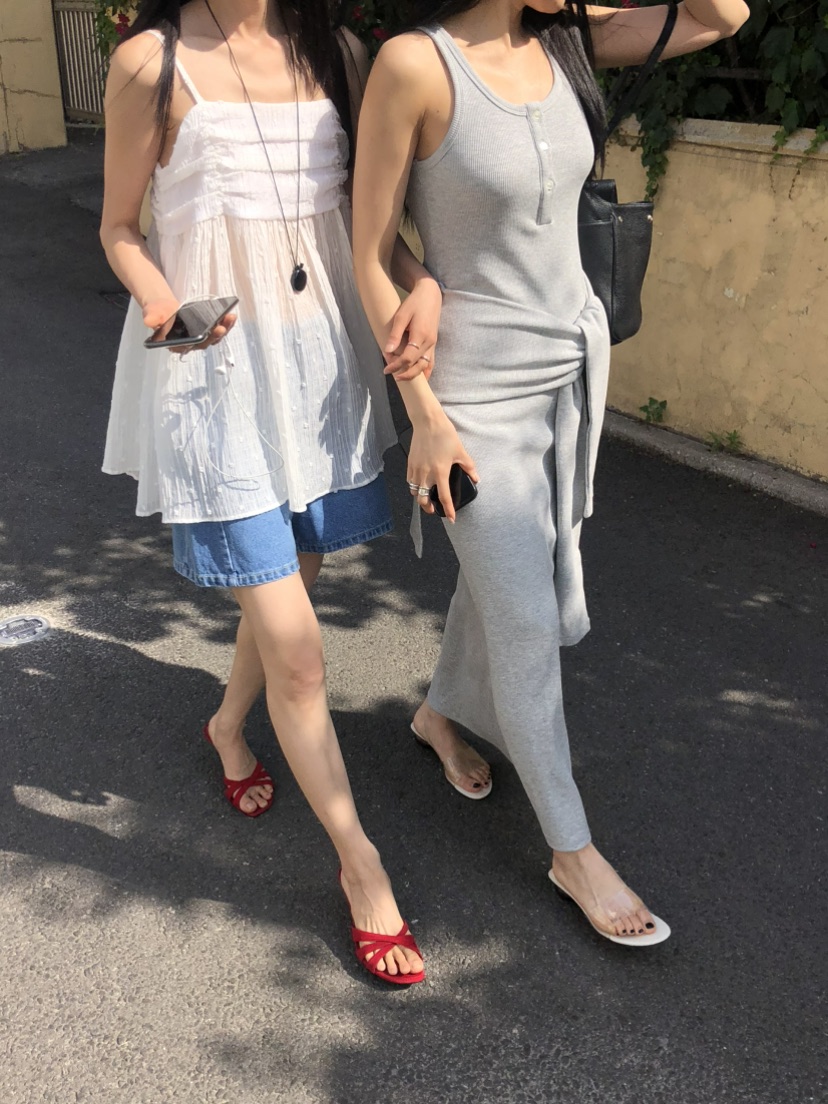 MOVENNE韓國東大門代購女士新品職業時尚熱賣26春夏吊帶背心MOVENNE吊帶/背心