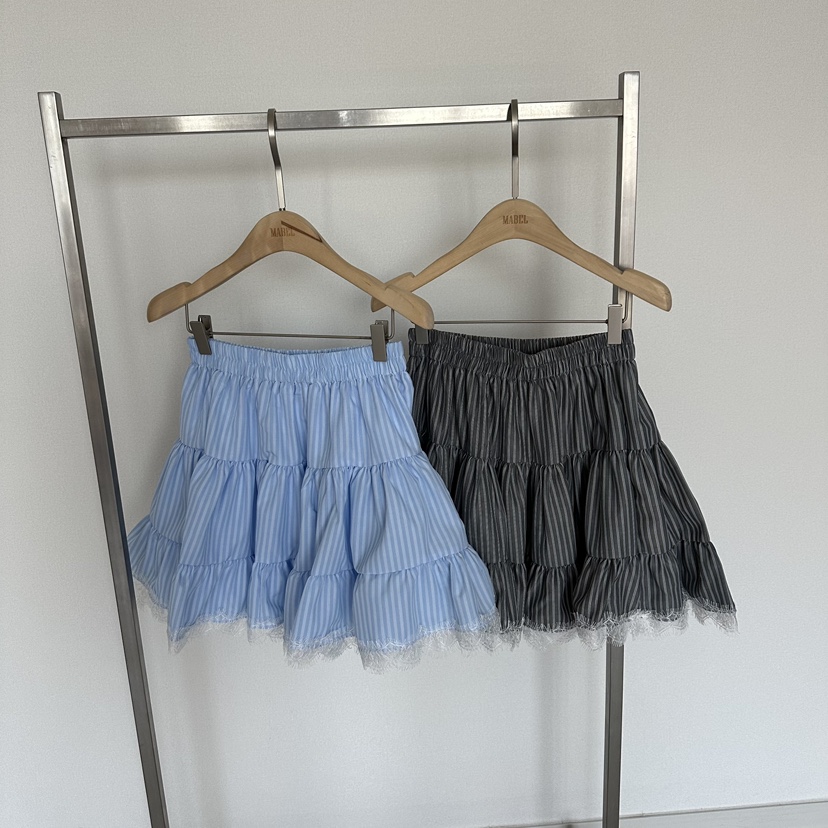 SOUIT韓國直郵女裝新品26夏季休閑熱賣時尚推薦職業短裙喇叭SOUIT by mabel-L短裙