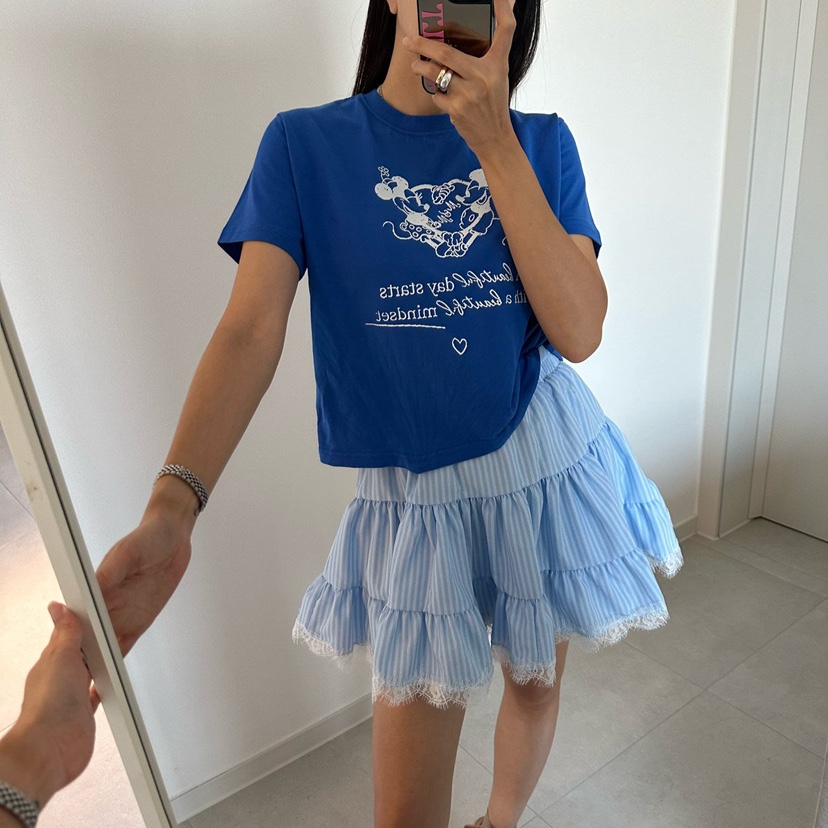 SOUIT韓國直郵女裝新品26夏季休閑熱賣時尚推薦職業短裙喇叭SOUIT by mabel-L短裙