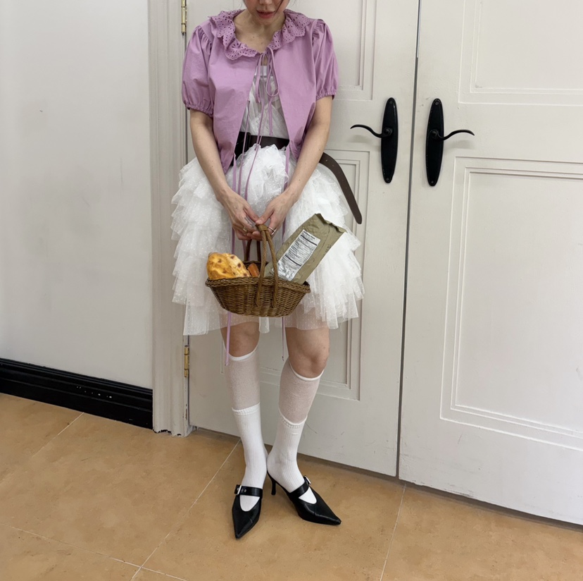 PLATFORM-L韓國東大門直郵女裝新款26春夏時尚襯衫蕾絲衫PLATFORM襯衫/蕾絲衫