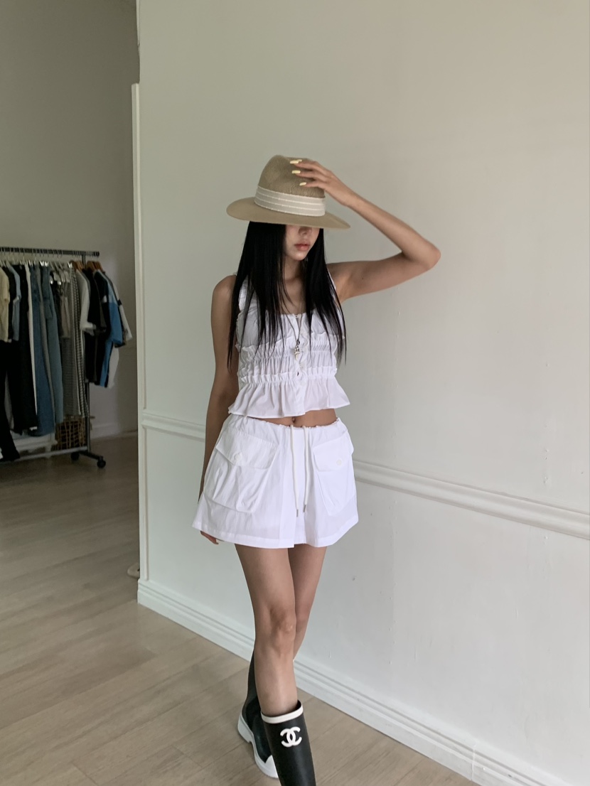 BADCALM韓國東大門直郵女士新品時尚人氣26夏季吊帶背心無袖BADCALM吊帶/背心