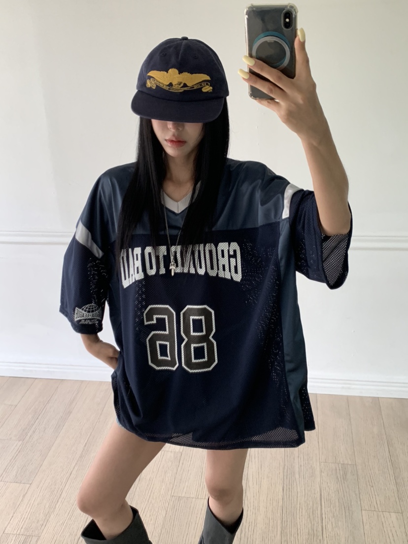 BADCALM東大門實拍韓國女裝新品熱賣職業休閑時尚26春夏T恤BADCALMT恤