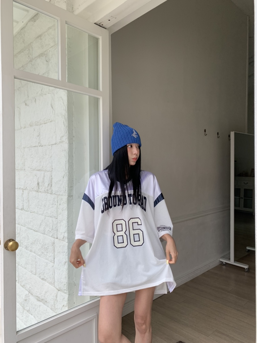 BADCALM東大門實拍韓國女裝新品熱賣職業休閑時尚26春夏T恤BADCALMT恤圖色4