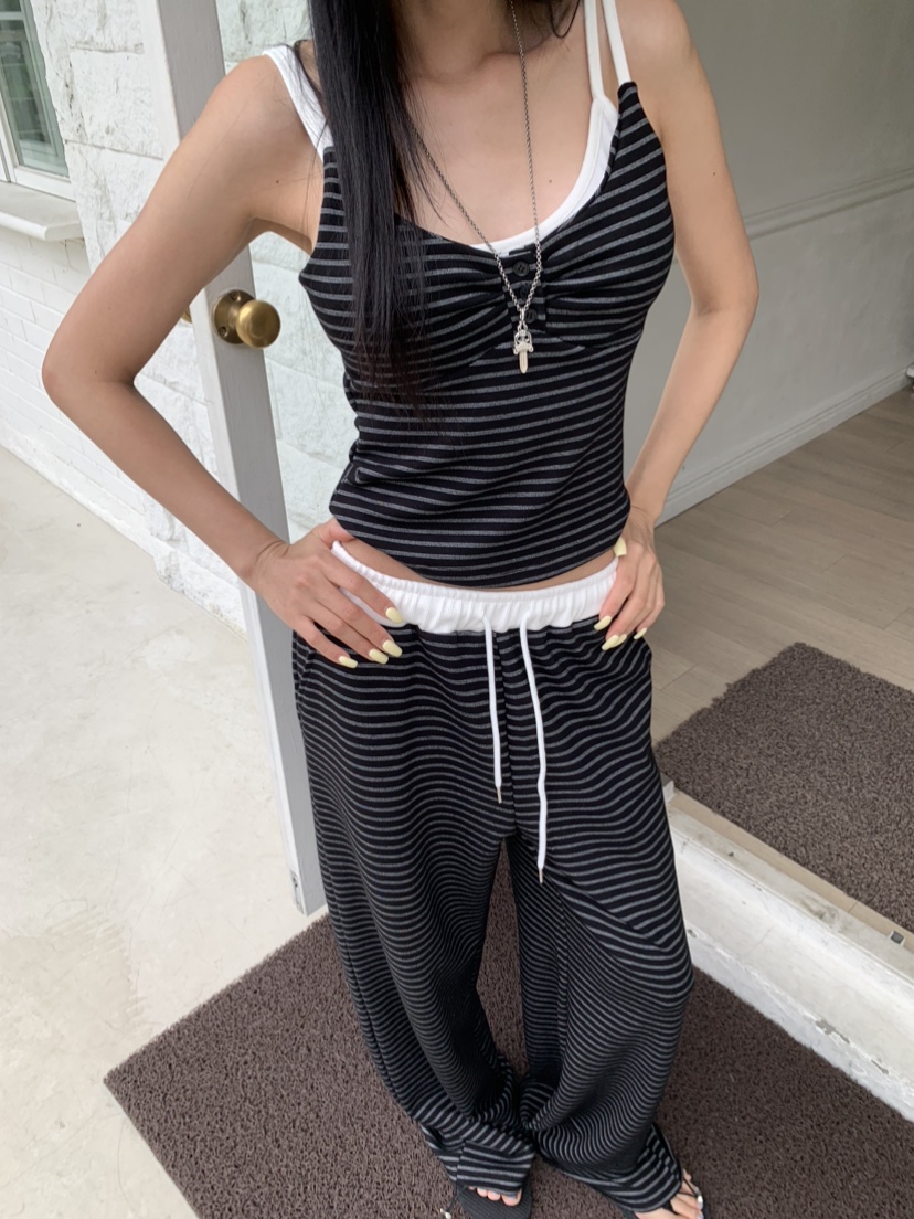 BADCALM東大門實拍韓國女裝新款時尚人氣職業熱賣吊帶背心BADCALM吊帶/背心圖色3