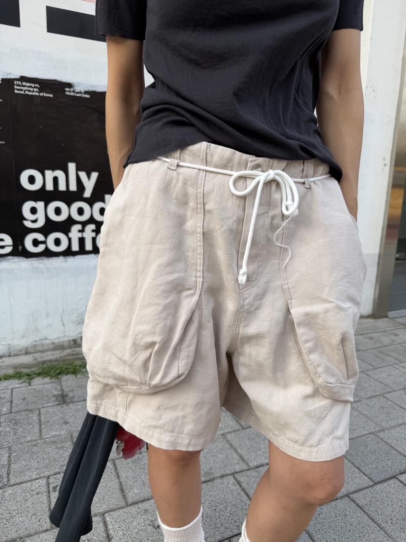 FRANC—L韓國東大門直郵女裝新品人氣26夏季26春夏職業短褲FRANC短褲
