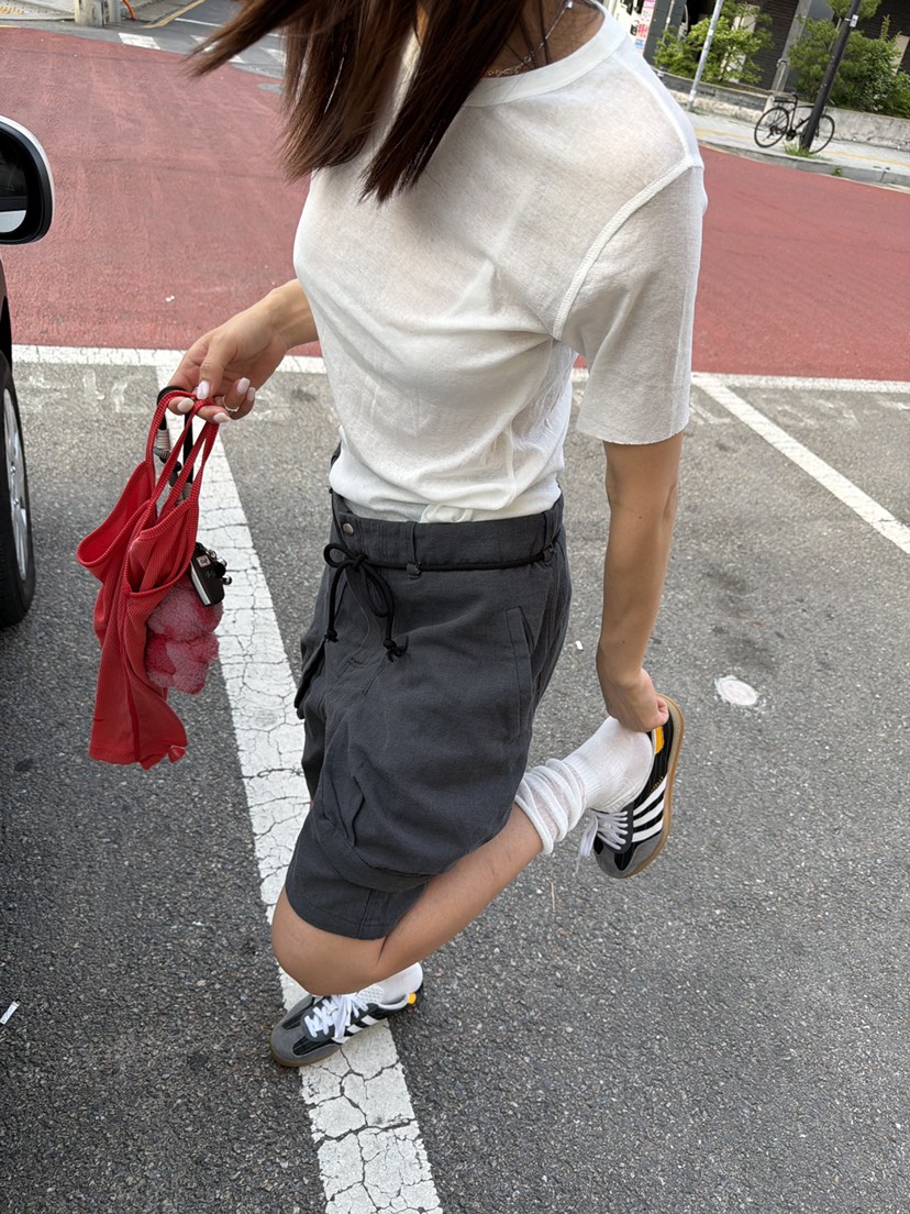FRANC—L韓國東大門直郵女裝新品人氣26夏季26春夏職業短褲FRANC短褲
