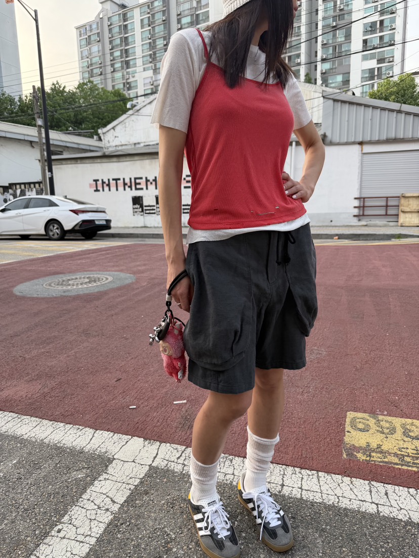 FRANC—L韓國東大門直郵女裝新品人氣26夏季26春夏職業短褲FRANC短褲