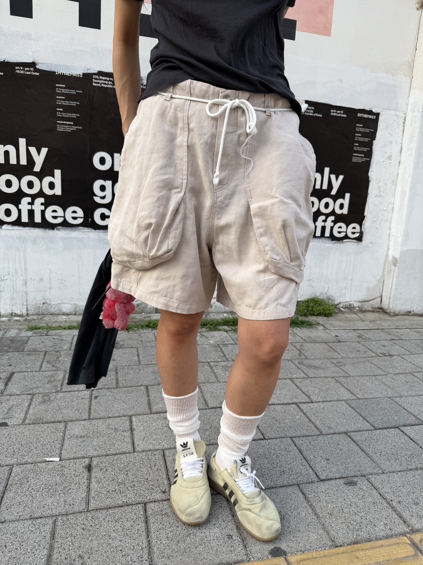 FRANC—L韓國東大門直郵女裝新品人氣26夏季26春夏職業短褲FRANC短褲