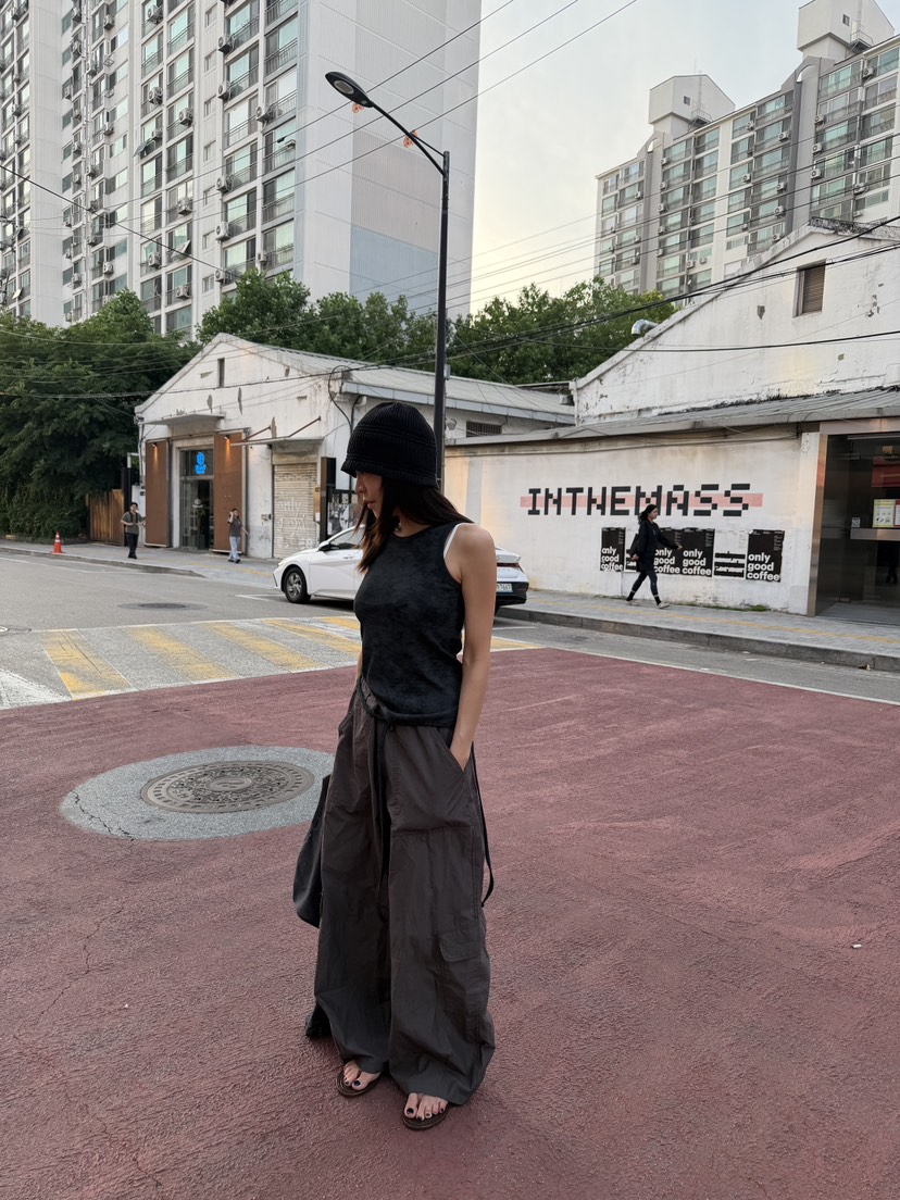 FRANC—L東大門實拍韓國女裝新品推薦時尚休閑熱賣休閑褲FRANC休閑褲
