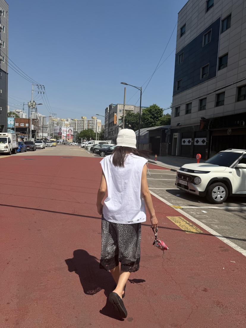 FRANC—L韓國直郵女士新款人氣職業熱賣26夏季短褲豹紋蕾絲FRANC短褲