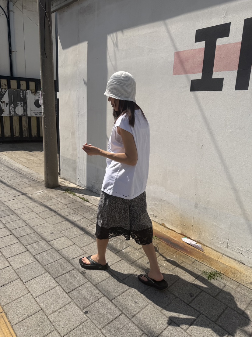 FRANC—L韓國直郵女士新款人氣職業熱賣26夏季短褲豹紋蕾絲FRANC短褲