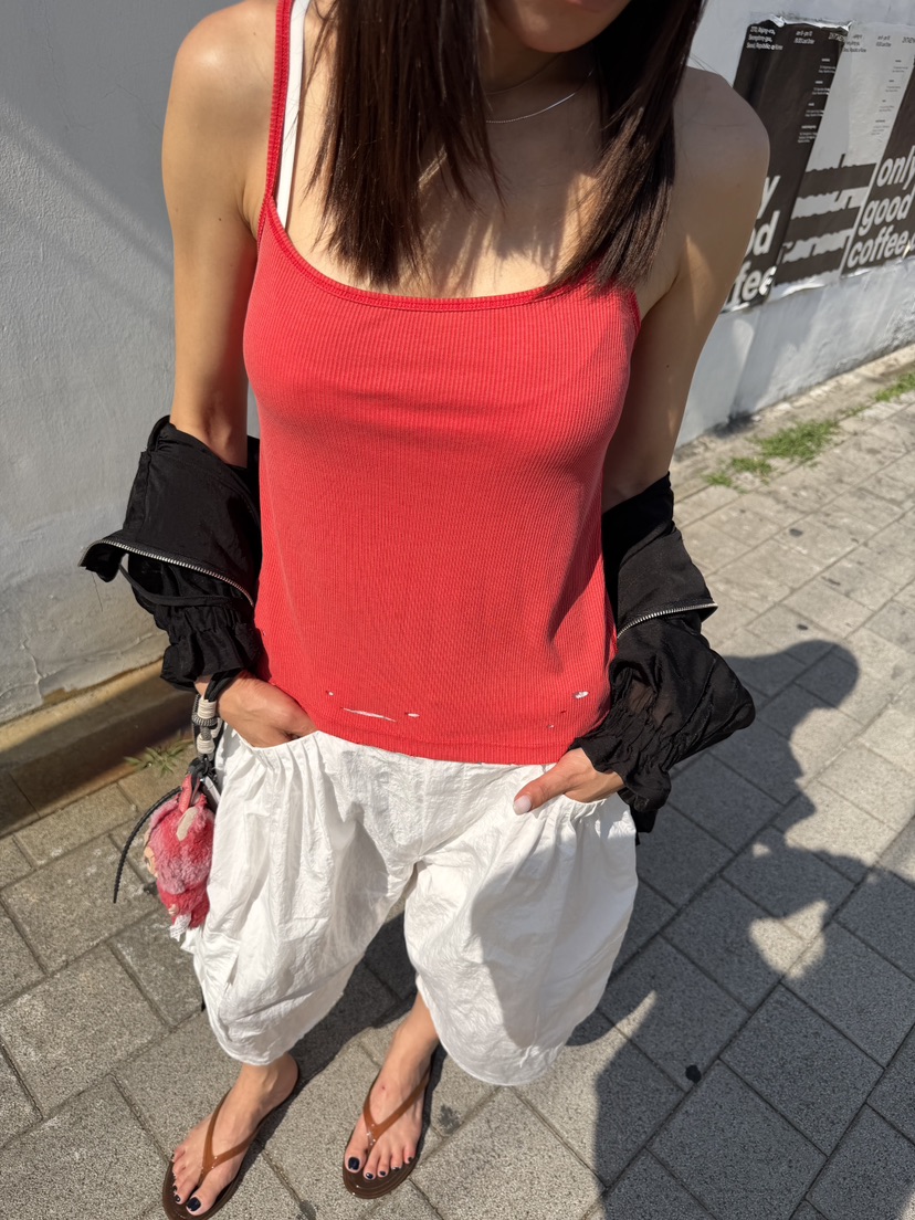 FRANC—L東大門實拍韓國女士新款推薦休閑人氣熱賣吊帶背心FRANC吊帶/背心