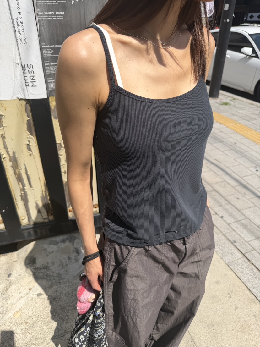FRANC—L東大門實拍韓國女士新款推薦休閑人氣熱賣吊帶背心FRANC吊帶/背心