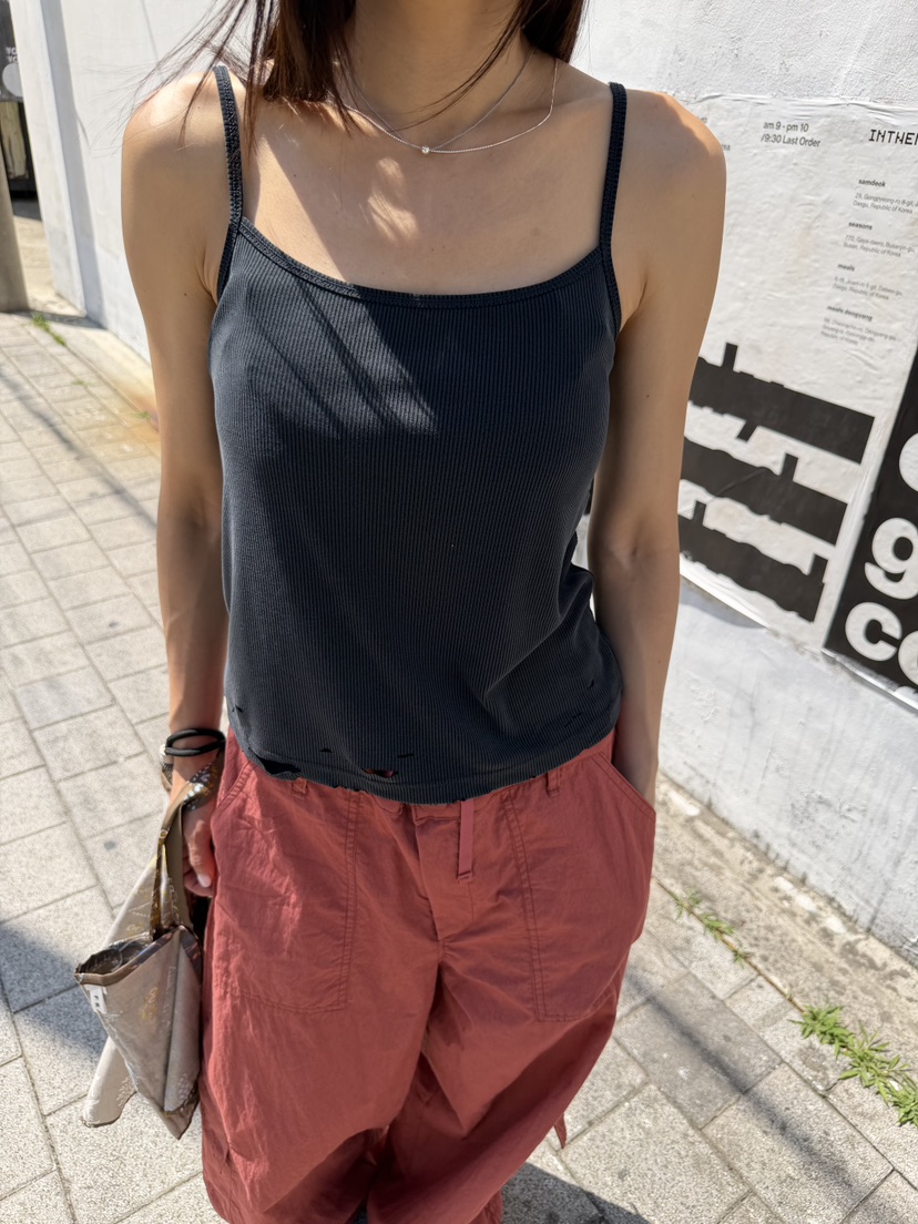 FRANC—L東大門實拍韓國女士新款推薦休閑人氣熱賣吊帶背心FRANC吊帶/背心