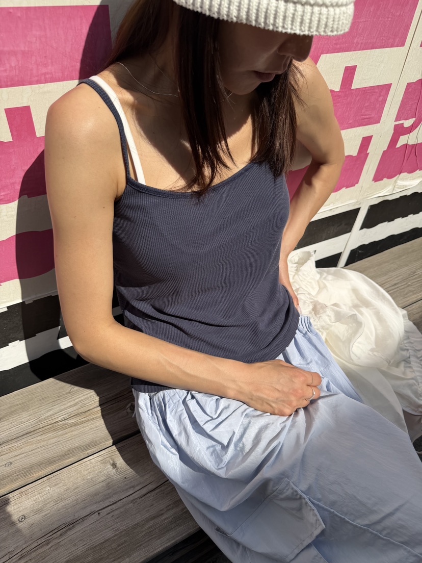 FRANC—L東大門實拍韓國女士新款推薦休閑人氣熱賣吊帶背心FRANC吊帶/背心圖色2