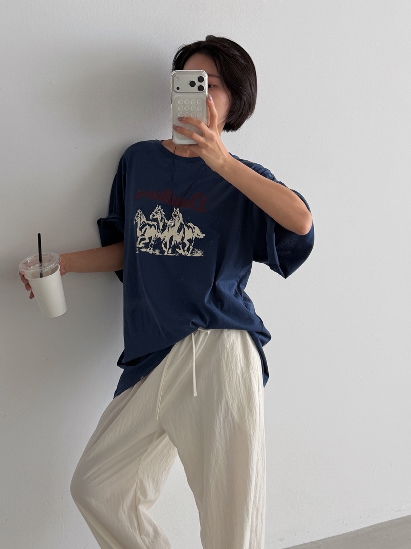 ANGLOG BEIGE韓國代購女士新品26春夏休閑熱賣推薦時尚T恤ANGLOG BEIGET恤