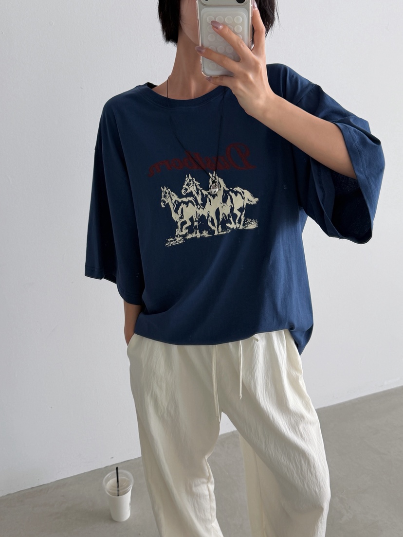 ANGLOG BEIGE韓國代購女士新品26春夏休閑熱賣推薦時尚T恤ANGLOG BEIGET恤