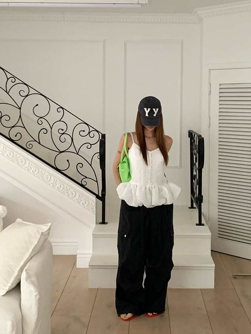 REVE CITE-L韓國直郵女裝新款休閑熱賣26春夏吊帶背心紐扣REVE CITE-L吊帶/背心