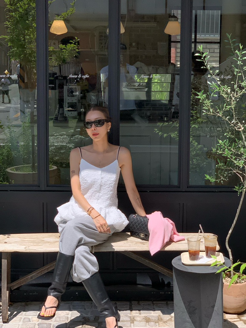 REVE CITE-L韓國直郵女裝新款休閑熱賣26春夏吊帶背心紐扣REVE CITE-L吊帶/背心