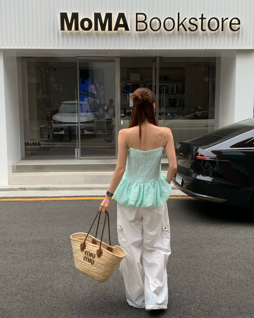 REVE CITE-L韓國直郵女裝新款休閑熱賣26春夏吊帶背心紐扣REVE CITE-L吊帶/背心