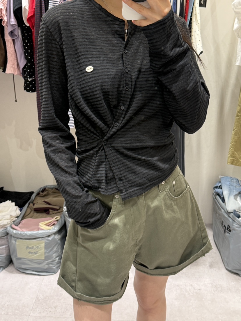 SHIRRING東大門實拍韓國女裝新品時尚職業人氣26春夏開衫SHIRRING開衫