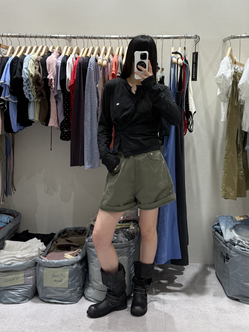 SHIRRING東大門實拍韓國女裝新品時尚職業人氣26春夏開衫SHIRRING開衫