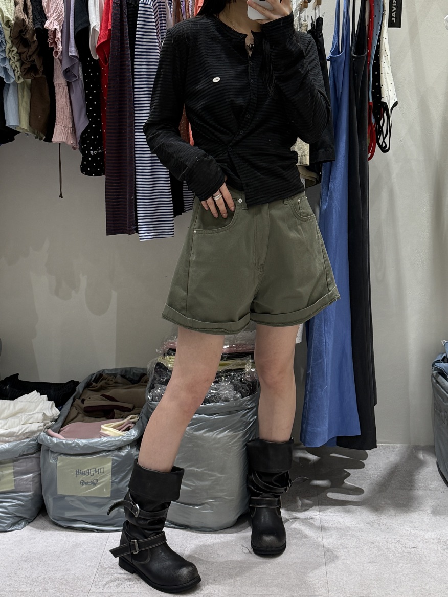 SHIRRING東大門實拍韓國女裝新品時尚職業人氣26春夏開衫SHIRRING開衫