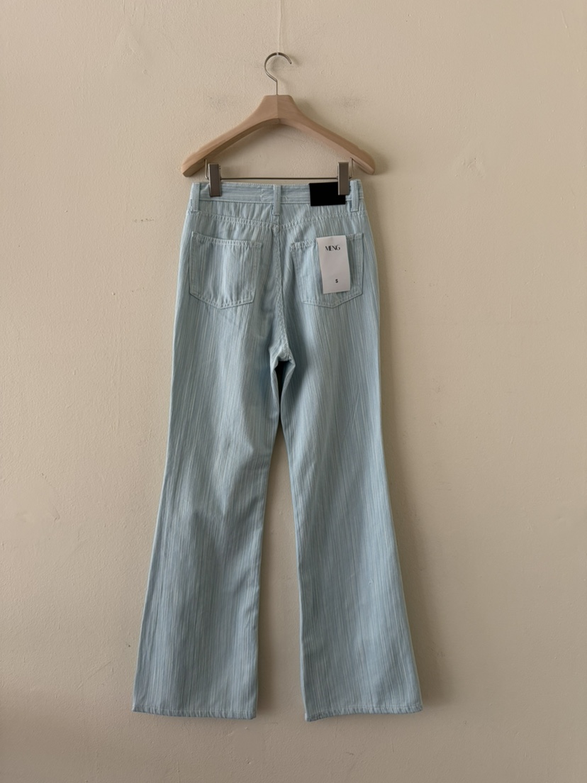 MENG韓國東大門代購女裝新品26春夏人氣熱賣26夏季牛仔褲MENG牛仔褲