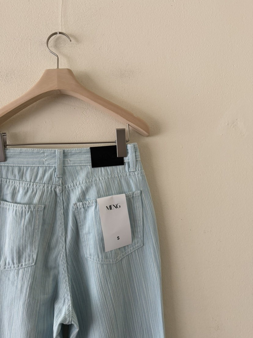 MENG韓國東大門代購女裝新品26春夏人氣熱賣26夏季牛仔褲MENG牛仔褲