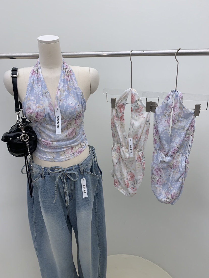 SEOLO韓國直郵女裝新品時尚休閑26春夏推薦職業人氣吊帶背心Seolo seoul吊帶/背心