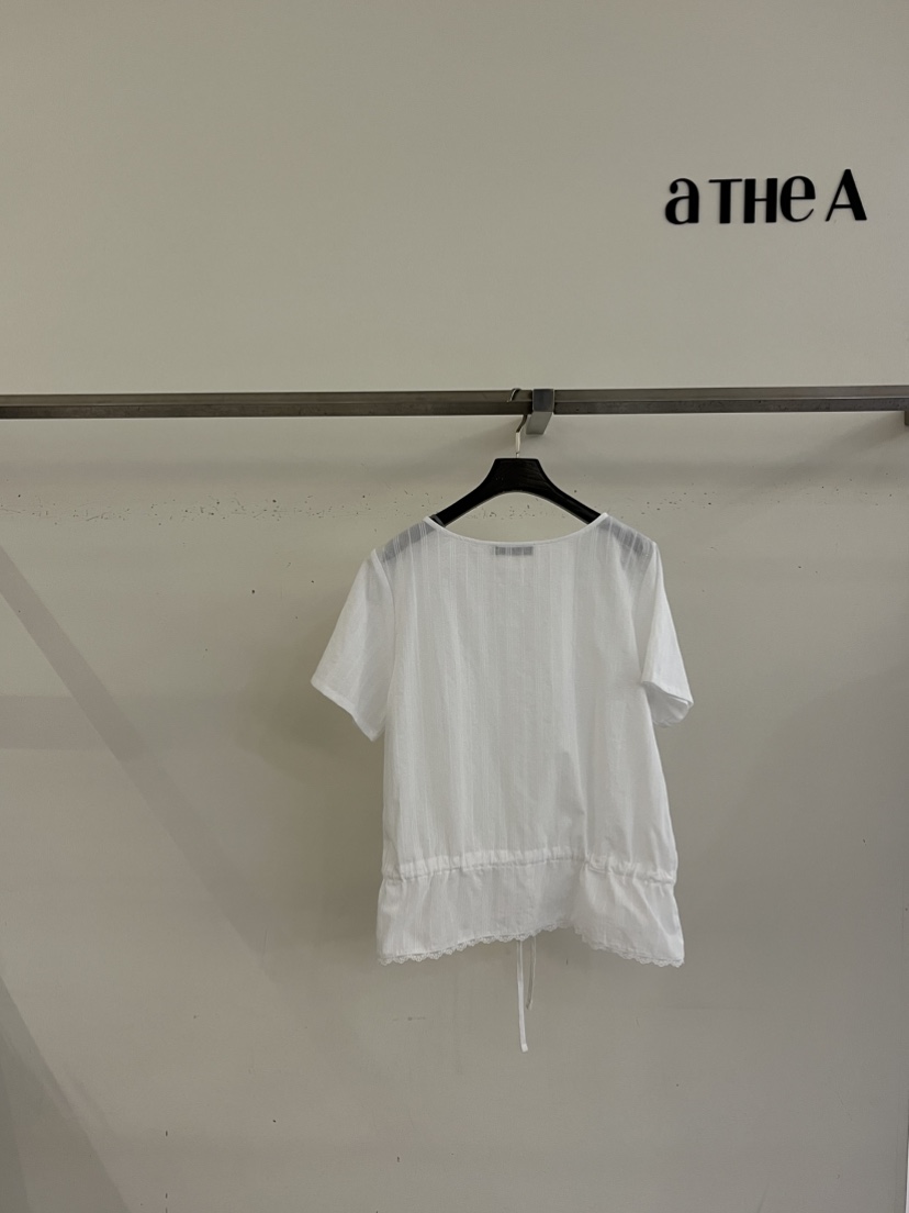 ATHEA韓國直郵女裝新品職業26春夏推薦熱賣26夏季襯衫蕾絲衫ATHEA襯衫/蕾絲衫
