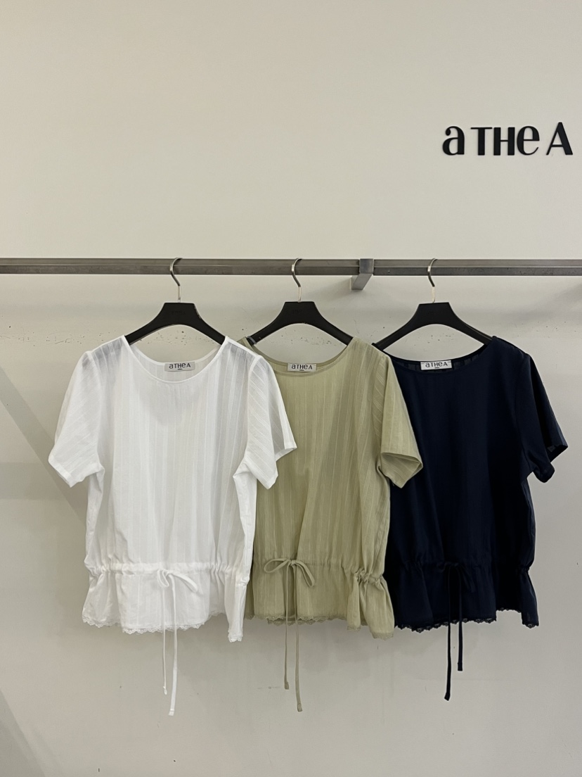ATHEA韓國直郵女裝新品職業26春夏推薦熱賣26夏季襯衫蕾絲衫ATHEA襯衫/蕾絲衫