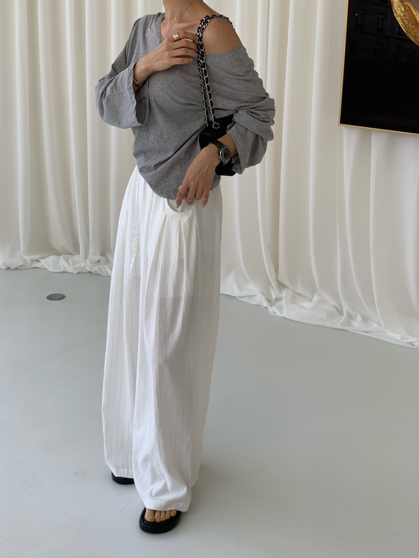 REVE CITE-L韓國直郵女士新品推薦26春夏休閑休閑褲褶裥REVE CITE-L休閑褲