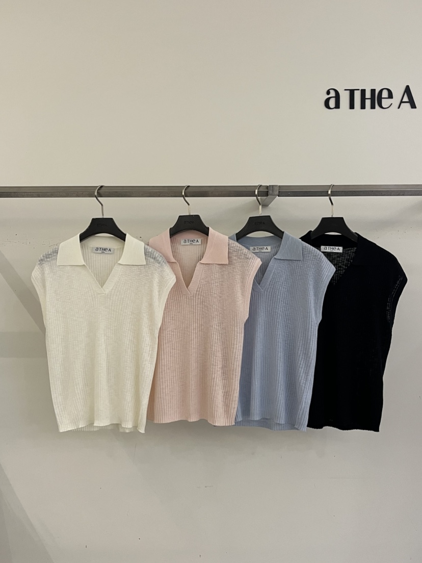 ATHEA韓國直郵實拍女裝新品26夏季職業休閑時尚熱賣針織衫ATHEA針織衫