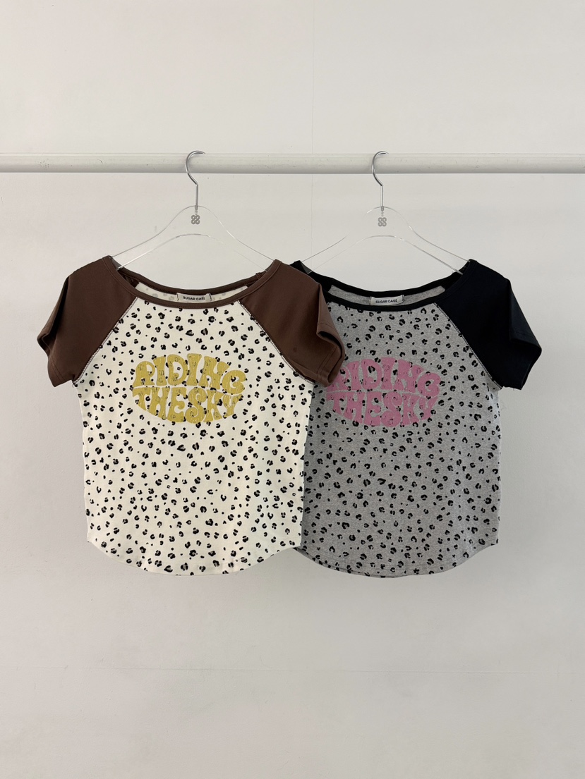 MORAN/MOSCO/SUGAR CASE韓國東大門代購女士新品人氣T恤MORAN/MOSCO/SUGAR CASET恤圖色2左二色